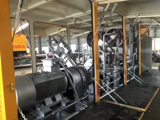 Hydrogen Power Gas Oil Gas High Pressure Under-Ground Nitrogen Injection LGP CNG Bog Diaphragm Compressor with High Temperature Resistance